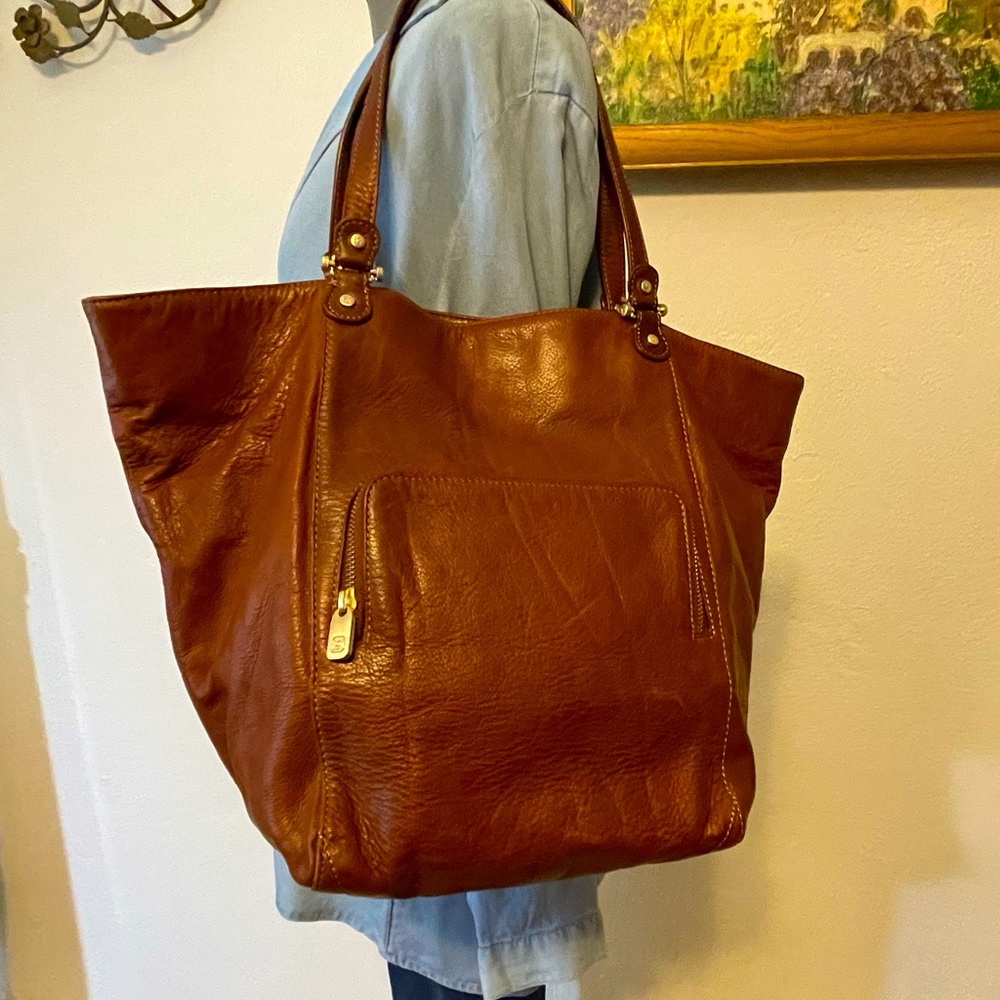 Liz Claiborne leather tote